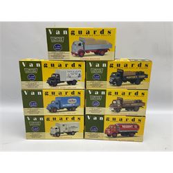 Nineteen Lledo Vanguards 1:64 scale 1950's-1960's Classic Commercial Vehicles die-cast models, all boxed (19)