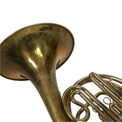 Boosey & Hawke B&H 400 French horn, in fitted hard case with Denis Wick mute