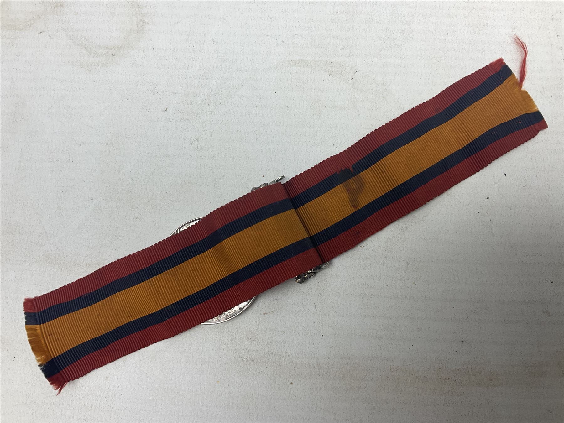 Queens South Africa Medal with clasp for Cape Colony awarded to 3250 Pte. W. Scott 10th Hussars with ribbon