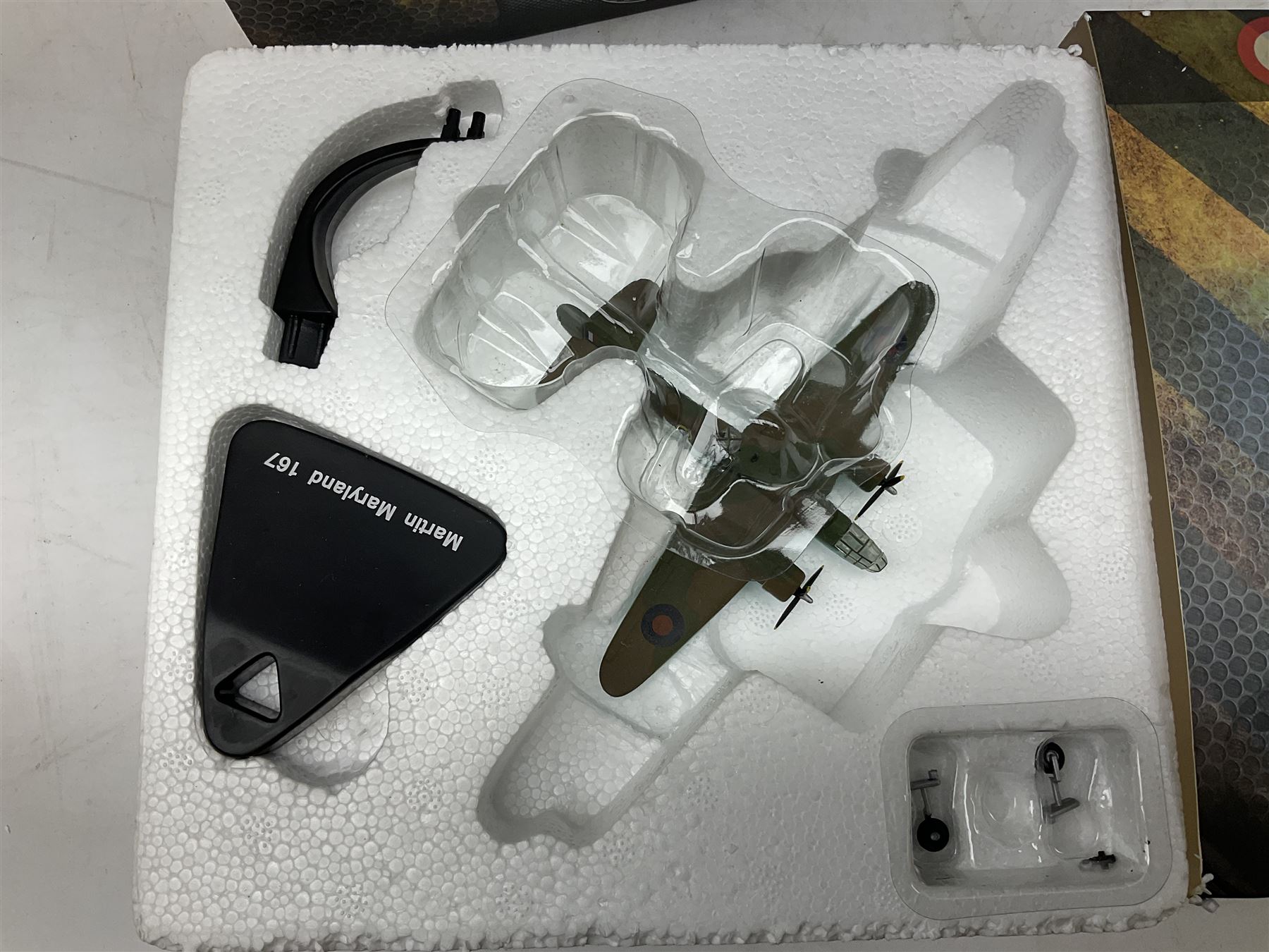 Nineteen Atlas Editions die-cast models of aircraft; to include Douglas Dakota C-47, Forke Wulf, Handley Page Halifax, De Havilland DH-98 Mosquito Mk.IV, etc and two others similar by IXO Models; all boxed (21)

