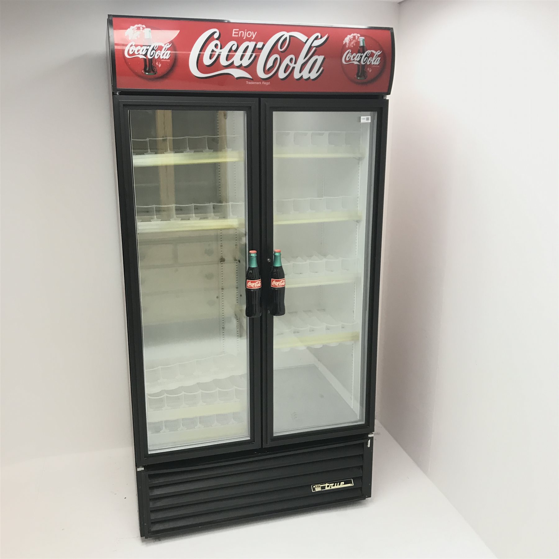 Coca-Cola drinks commercial drinks fridge, two doors, W100cm, H200cm, D79cm