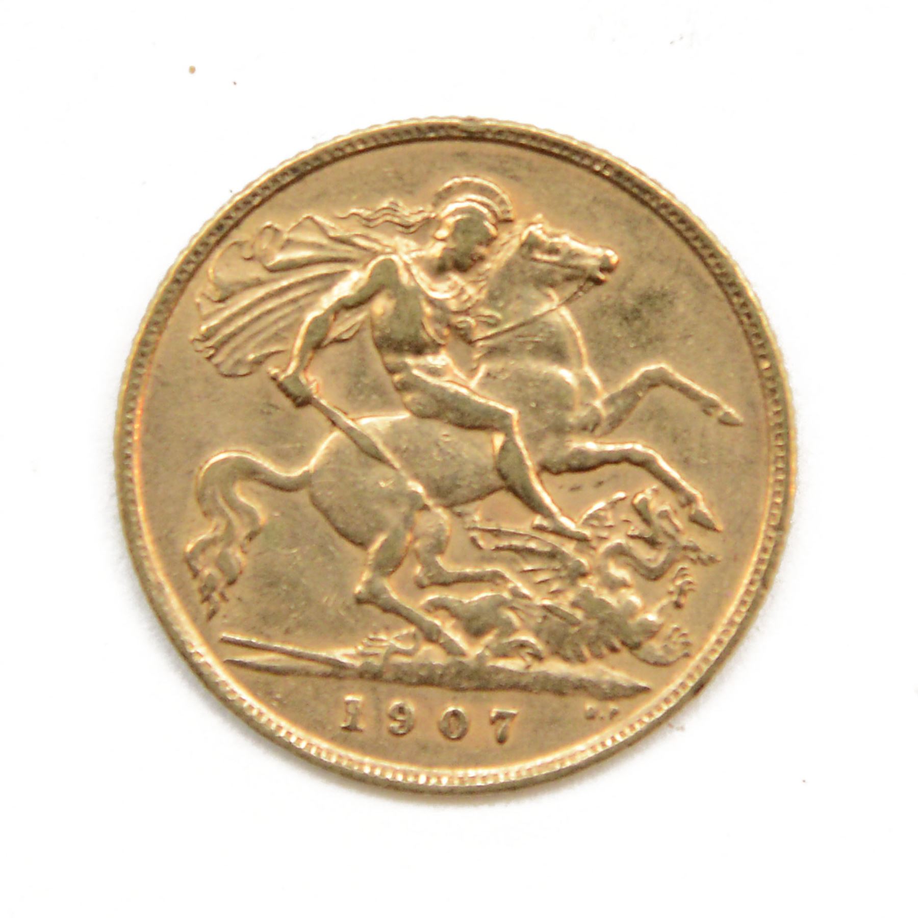 King Edward VII 1907 gold half sovereign coin | Coins, Tokens ...