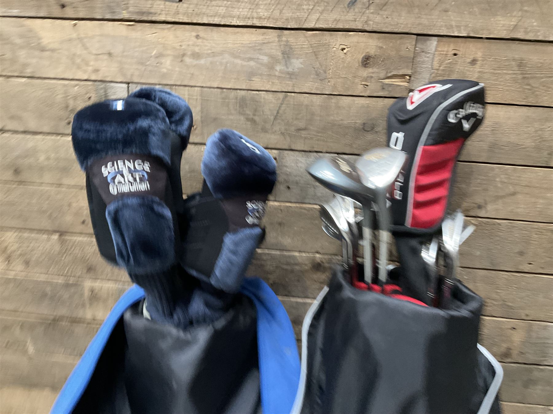 Two sets of golf clubs maruman and adidas