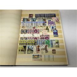 Great British and World stamps, including Edward VII and later kiloware, Malaysia, Jersey, first day covers etc, housed in various albums, stockbooks and loose, in one box