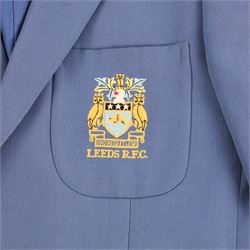 Barry Seabourne - 1970s/80s Leeds Rugby League blazer and tie, gifted to the vendor by Barry in the 1980s, together with an Umbro 1984 Great Britain Rugby Jumper given to the vendor by the team at his final training session at Headingley