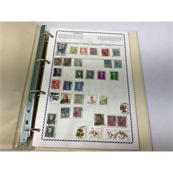 Great British and World stamps, including Nayasaland, South Africa, Southern Rhodesia, Swaziland, Sierra Leone, Virgin Islands, Trinidad and Tobago, Norfolk Islands, Turks and Caicos Islands etc, housed in various albums and stockbooks, in one box