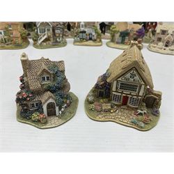 Twenty Lilliput Lanes, including The Right Note, Chatterbox Corner, Whistle Stop Gate, New Neighbours, Travellers Rest etc, all in original boxes