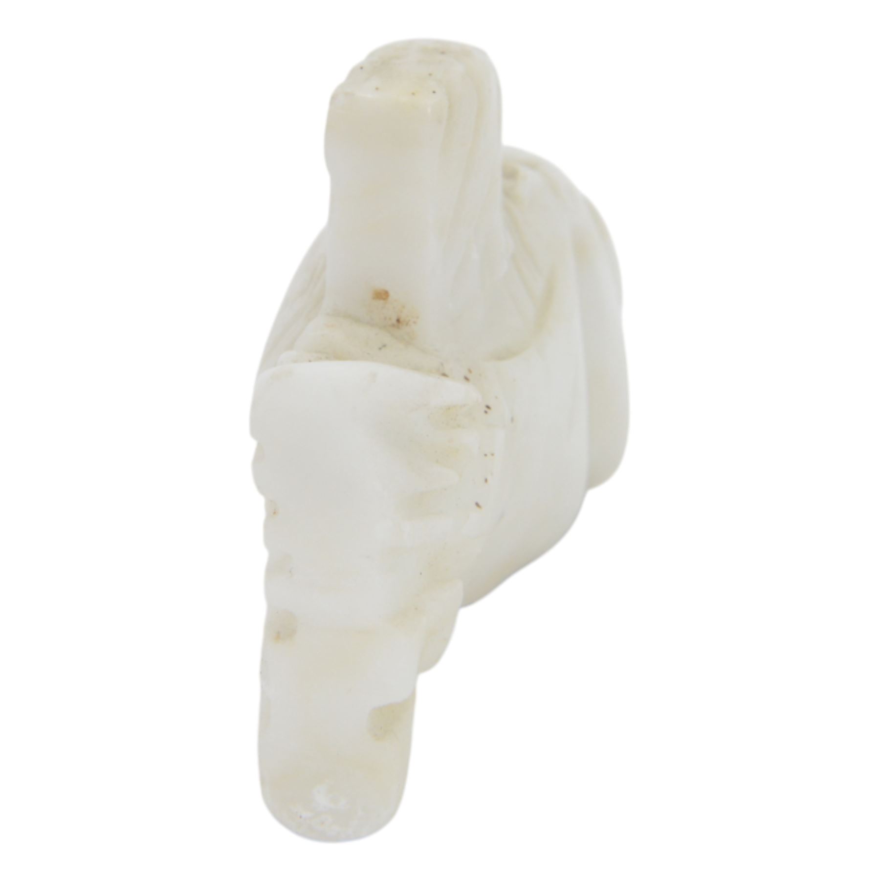 Darren Yeadon: marble Mackerel, signed to tail, L17cm