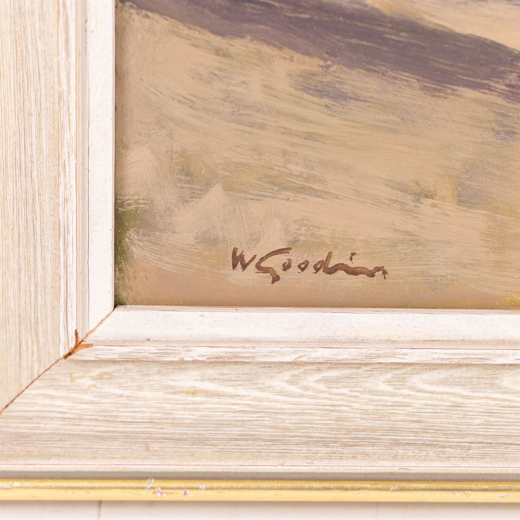 Walter Goodin (British 1907-1992): North Landing Flamborough, oil on board signed 60cm x 74.5cm