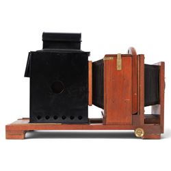 Reynolds & Branson Ltd magic lantern, together with a Thornton-Pickard Imperial Enlarger and a tin plate and brass cine projector