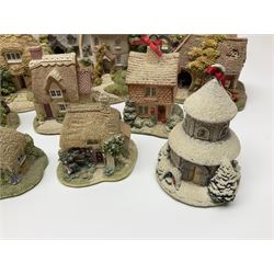 Twenty five Lilliput Lane, to include Village School, Greensted Church, The Chocolate House etc 
