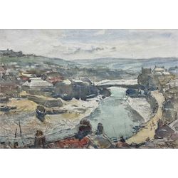 Frederic Stuart Richardson (Staithes Group 1855-1934): Whitby from Khyber Pass, watercolour signed 22cm x 34cm 
Provenance: private collection, purchased David Duggleby Ltd 14th September 2015 Lot 63