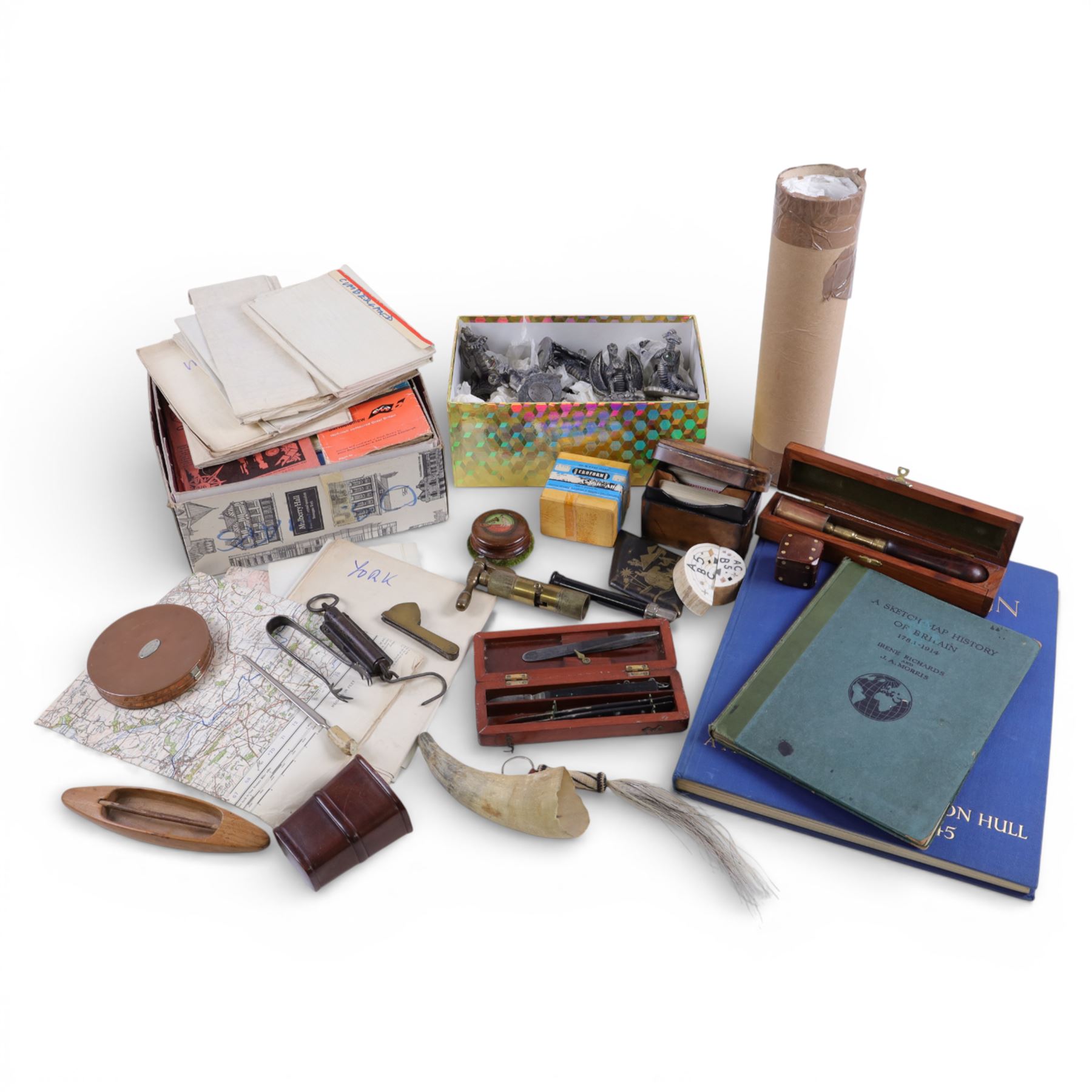 Collection of Myth, Magic and Style by Mark Locker, together with collection of maps and other collectables 