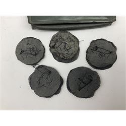 Collection of Masonic items, to include silver WWI 1914-1918 commemorative medallion named 'Bro J. Thompson No. 3458, hallmarked Birmingham 1923, silver and enamelled Masonic Steward medallion hallmarked Birmingham Spencer & Co, 1922, Masonic apron etc