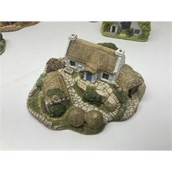Sixteen Lilliput Lanes from the Irish Collection, to include Kilmore Quay, Causeway Cottage, Blarney Castle, Quite Cottage etc, all with boxes and deeds 