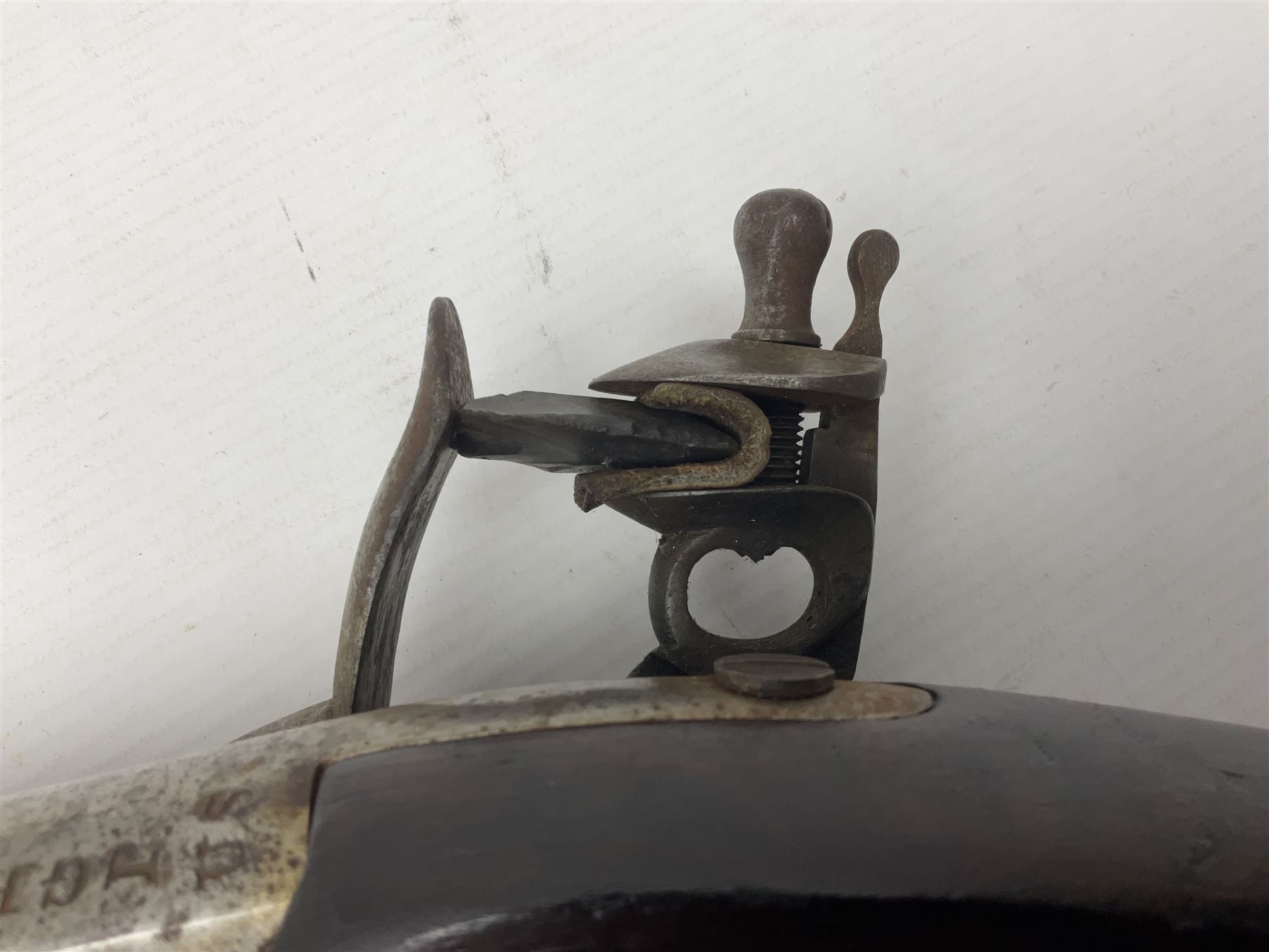 Early 19th century M.T. Wickham of Philadelphia flintlock musket, approximately .700 cal., the 104cm(41
