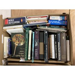 Quantity of hardback books, to include cook books, autobiographies, fiction, non fiction, etc, in six boxes 