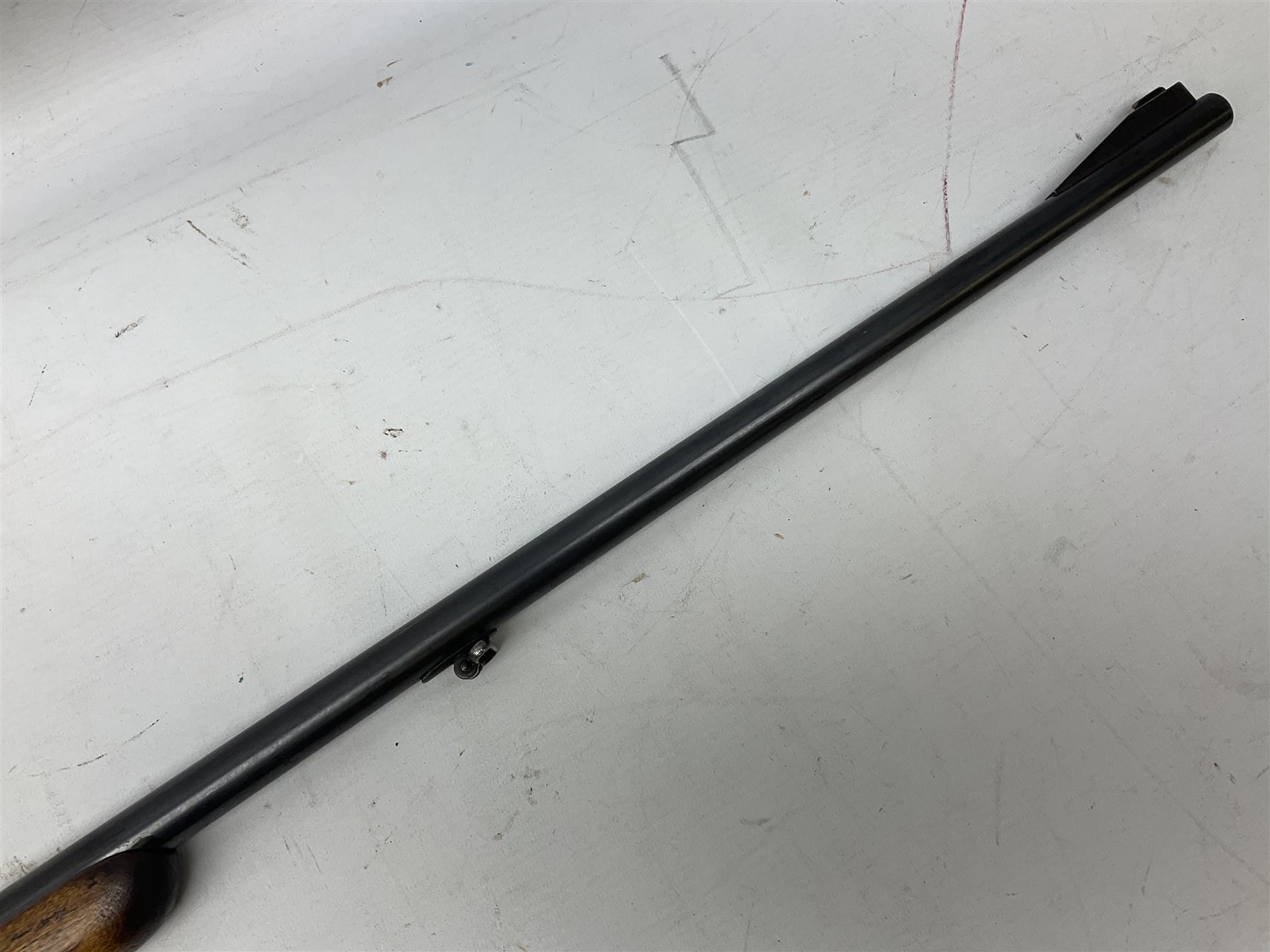 19th century Swedish Remington 8 by 58mm rolling block single action sporting rifle, dated 1888, with 82.5cm barrel marked with a Swedish crown and J.B. G.M., serial no.9775, L124cm FIREARMS CERTIFICATE REQUIRED OR RFD