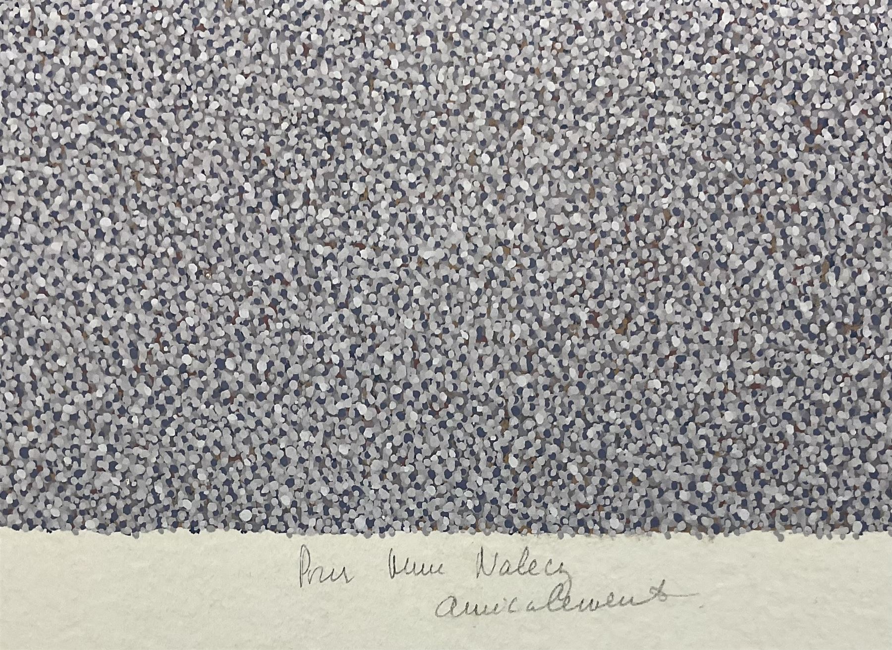 André Lejosne (French 1929-?): L'Enfant, artists proof lithograph signed and indistinctly titled in pencil, inscribed with poem verso 39cm x 43cm; Abstract Pyramid, lithograph unsigned 87cm x 60cm (2)