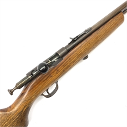 Cooey Model 60 bolt action .22 rim fire long rifle with walnut stock, No.10691, L102cm overall FIREARMS LICENCE OR RFD ONLY