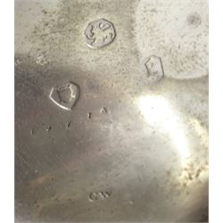 Victorian silver open face fusee pocket watch by William Harrison, Hexham, No. 19714, silver dial with Roman numerals and subsidiary seconds dial, case makers mark C W (possibly Charles Woods), London 1860