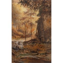 Alfred George Morgan (British 1848-1930): 'The Forge', View of Rigg Mill - Whitby and Distant View of Whitby Castle, set of three watercolours signed max, one titled verso 40cm x 26cm (3)