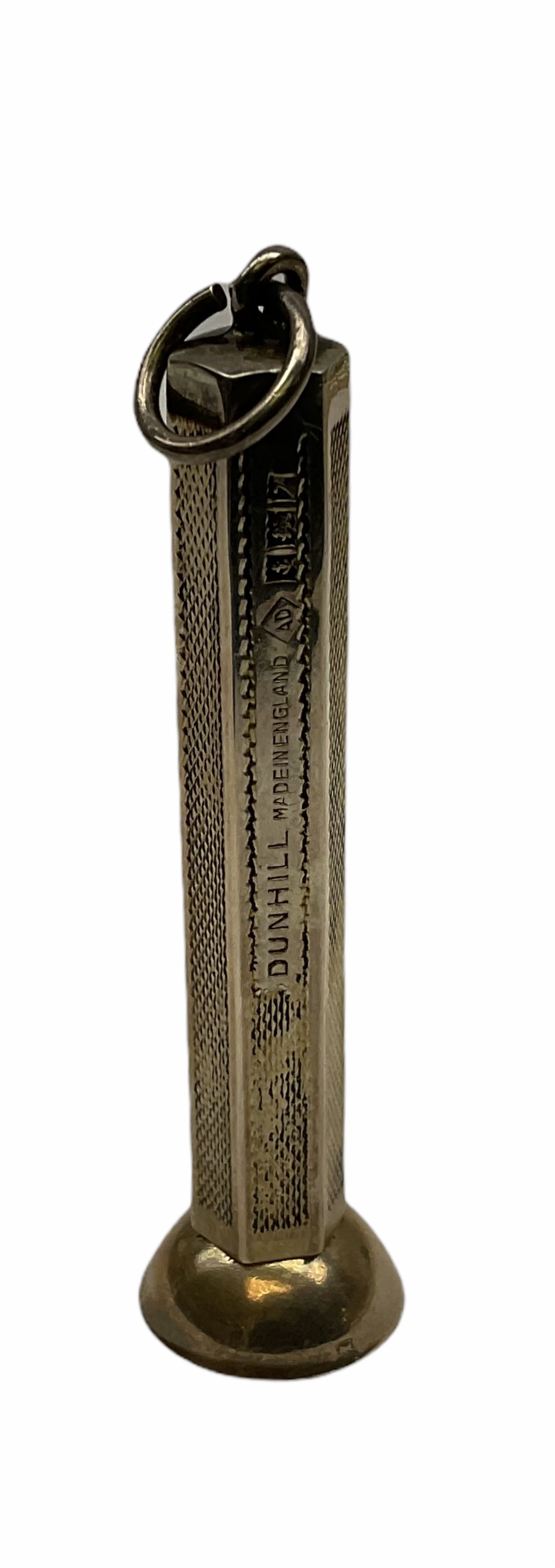 Silver cigar piercer by Dunhill, Birmingham 1958, gold garnet ring, stamped 9ct, Victorian rose gold shank hallmarked with soldered gilt cameo head and a collection of vintage and later costume jewellery