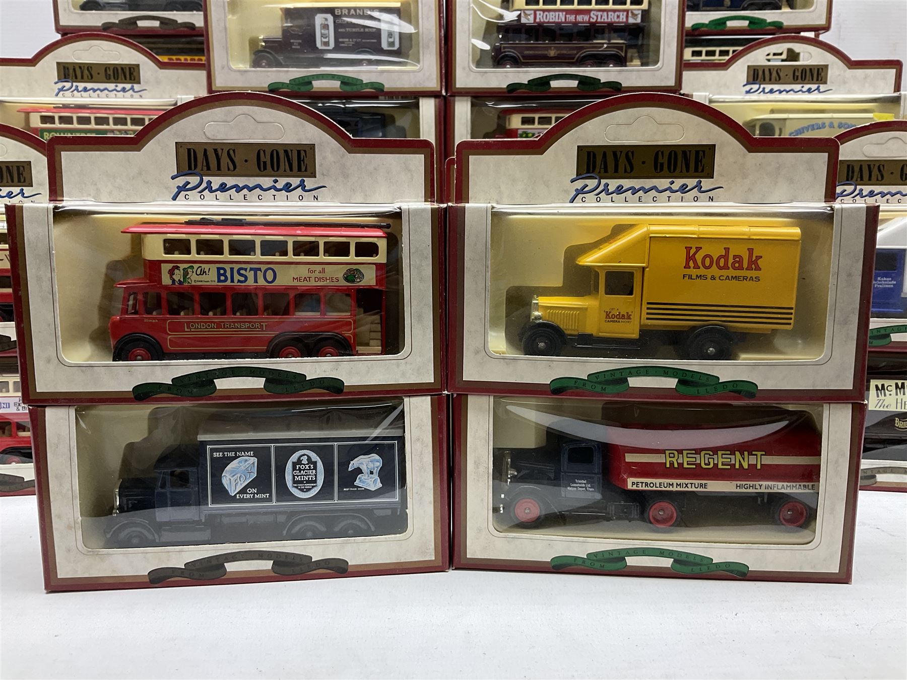 Fifty-two Days Gone Premier Collection die-cast models, all boxed (52)