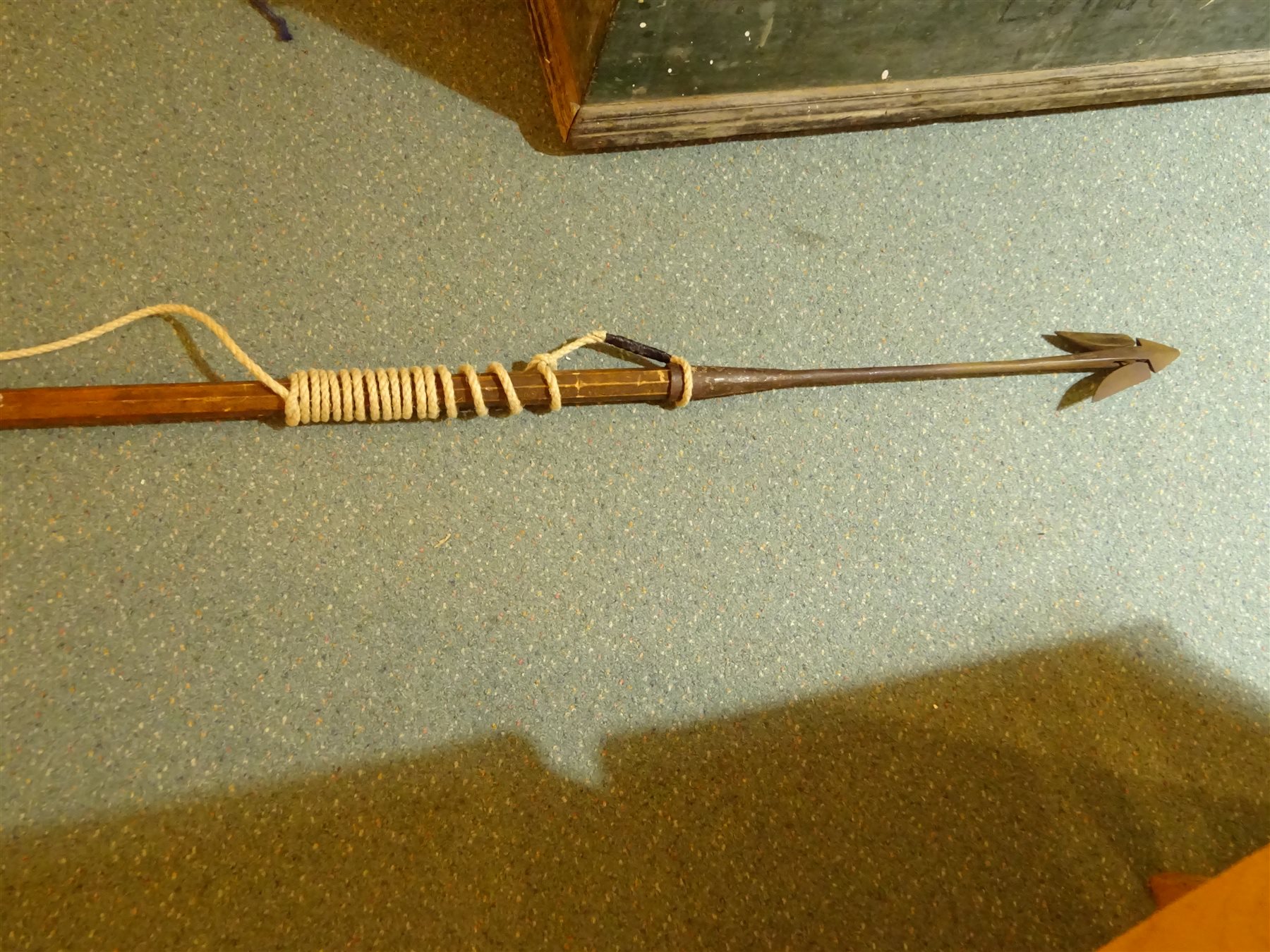 Late 19th/early 20th century Expedition Whale Harpoon, iron twin