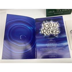 J.R.R. Tolkien ‘The Lord of the Rings’ Deluxe Edition seventh impression and ‘Poems and Stories’ pub. George Allen and Unwin 1979 and 1980 respectively, with Sideshow Weta FX ‘The Lord of the Rings The Return of the King’ limited edition 1/4 scale Helm of a Battle Troll in original box no. 613/2500, and other books and ephemera of related interest 