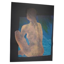 Ivor Abrahams (British 1935-2015): 'Vahine I & II', pair screenprint signed dated '77 and numbered first stage proof and 35/50 in pencil 107cm x 80cm (2) (unframed)