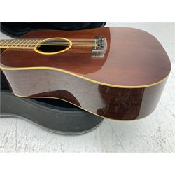 Vintage Daion twelve-string acoustic guitar L107.5cm; in hard carrying case