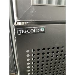 TEFCOLD NC5000G double commercial fridge, with shelves, (three months old, with little use) - THIS LOT IS TO BE COLLECTED BY APPOINTMENT FROM DUGGLEBY STORAGE, GREAT HILL, EASTFIELD, SCARBOROUGH, YO11 3TX