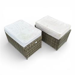 Signature Weave - rattan garden lounge suite