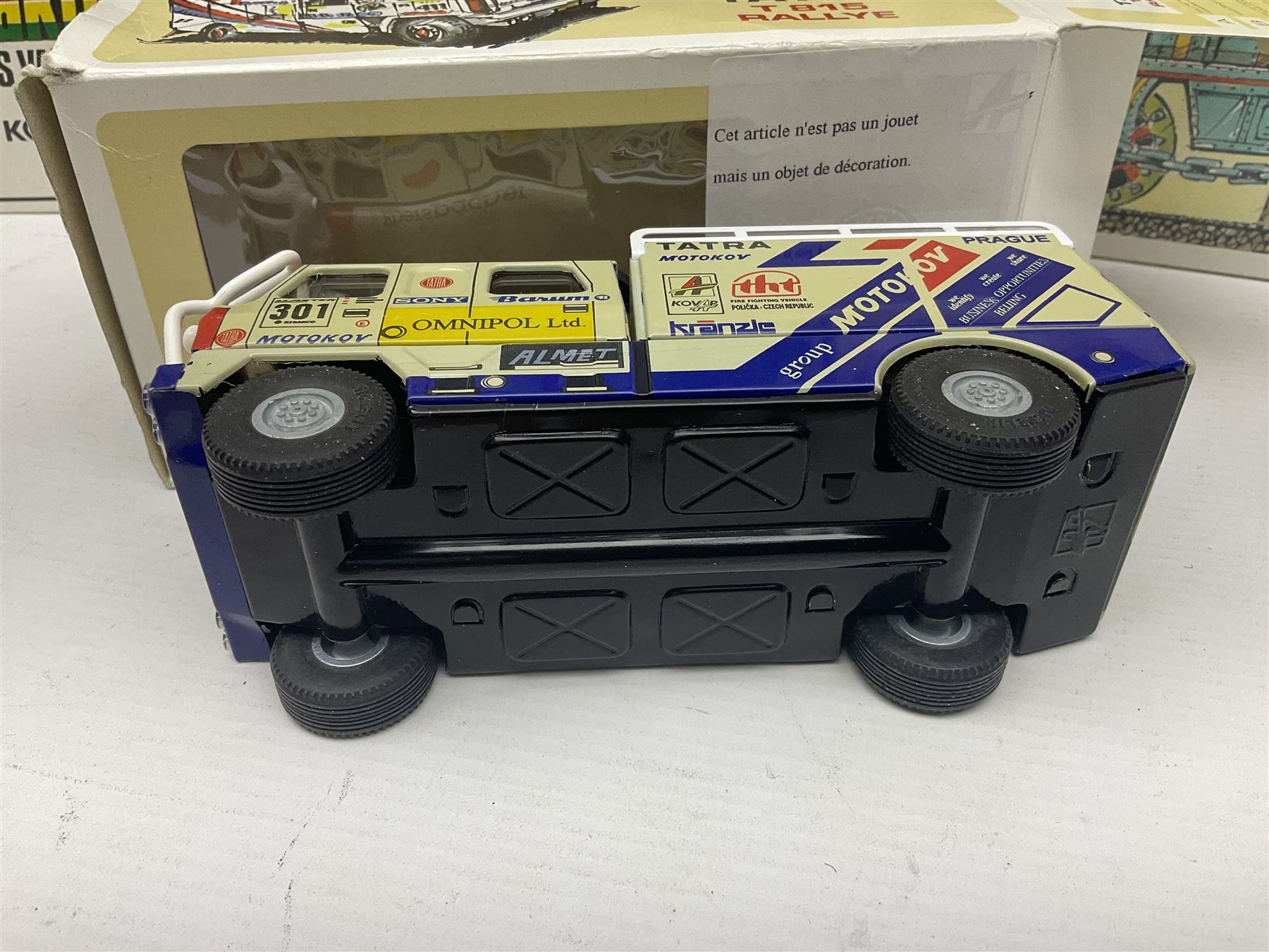 Kovap - eleven tinplate models to include Tractor and Trailer, Road Roller 1927, Moving Moneybox 1924, Hawkeye type B 1924, Boy on a Tricycle; all in original boxes 