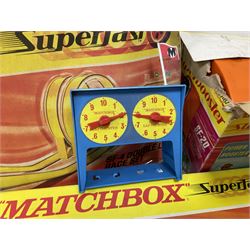 Matchbox Superfast Race Set with boxed Slipstream Curves and Superboosters; and quantity of playworn and unboxed die-cast models