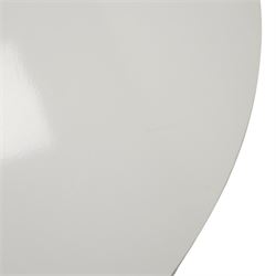 Eero Saarinen (1910-1961) for Knoll - 'Saarinen' tulip dining table, gloss white finished top, raised on a tulip shaped aluminium base with a Rilsan-coating