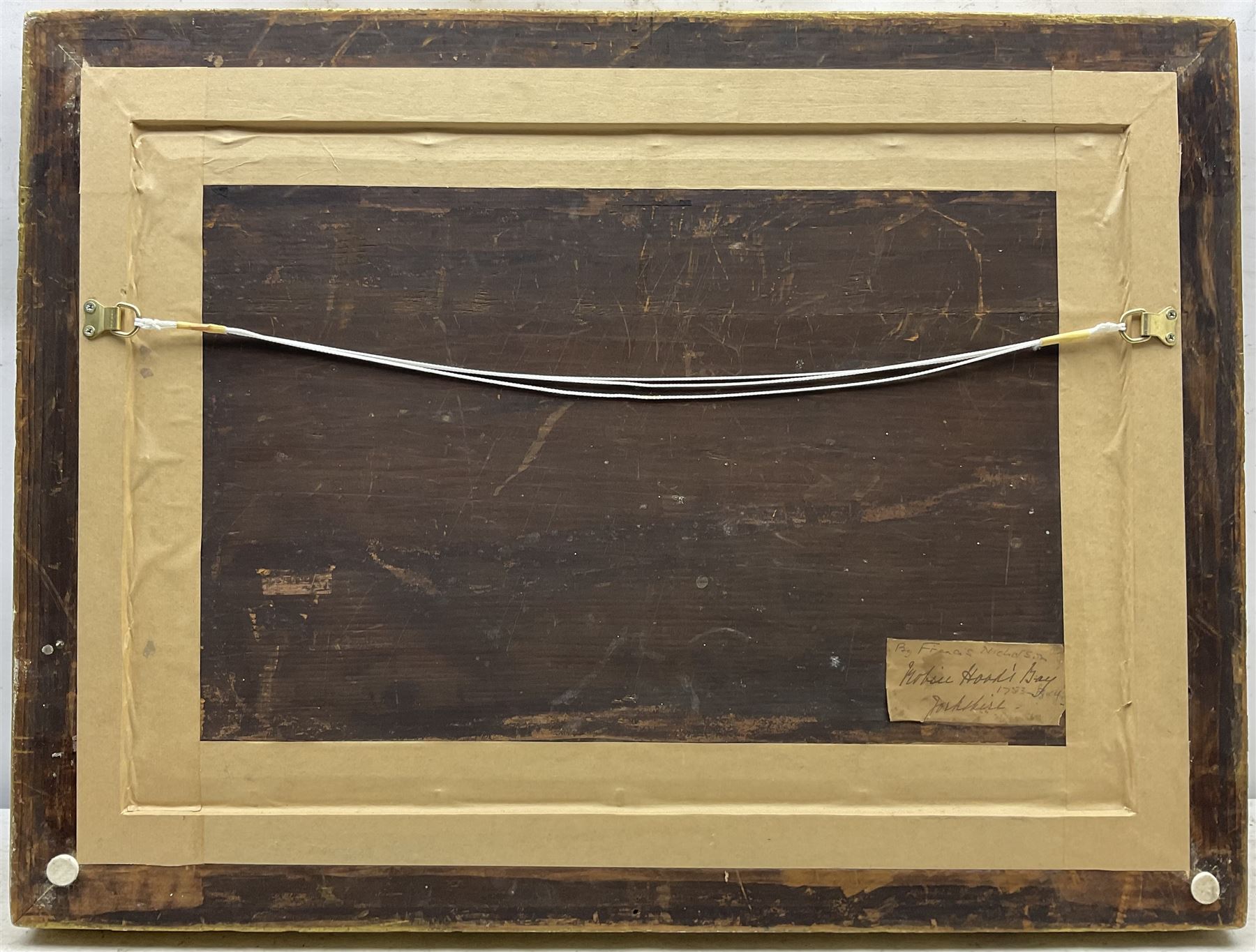 Francis Nicholson (British 1753-1844): 'Robin Hood's Bay - Yorkshire', watercolour unsigned, titled in the artist's hand verso 33cm x 50cm