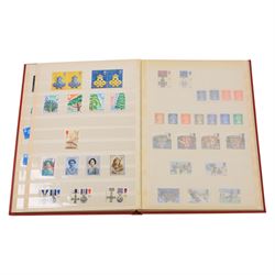 Great British and World stamps, in eight albums and loose