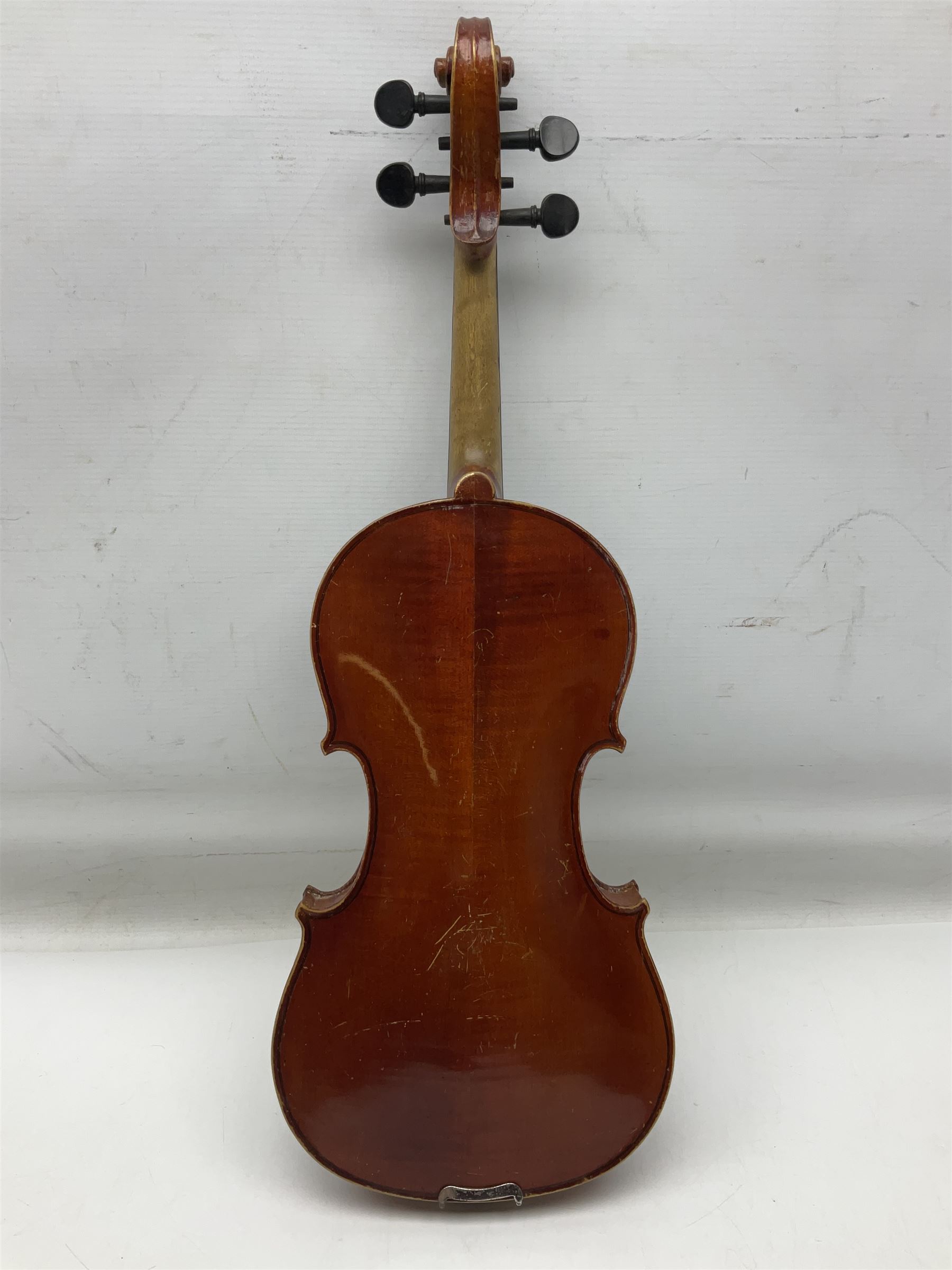 1920s Czechoslovakian violin, bearing label for Antonius Stradivarius Faciebat Anno 1826
