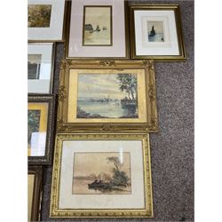 Collection of principally early 20th century watercolours, artists including George Sykes, David James Carr, W Hamilton Booth, Kate Patterson, C Maurice, J Russell, etc