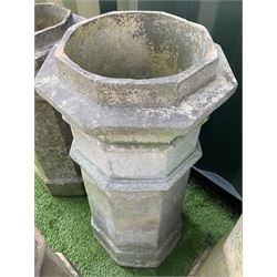 Ten Victorian terracotta chimney pots, various sizes - THIS LOT IS TO BE COLLECTED BY APPOINTMENT FROM DUGGLEBY STORAGE, GREAT HILL, EASTFIELD, SCARBOROUGH, YO11 3TX
