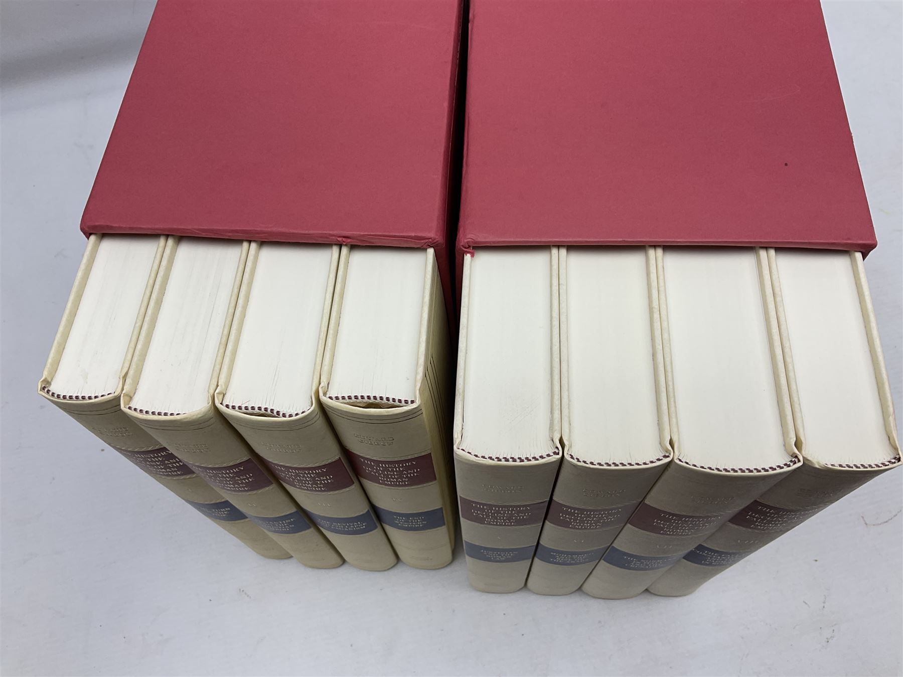 The Folio Society; The History of The Decline and Fall of The Roman Empire, eight book set in two cardboard sleeves