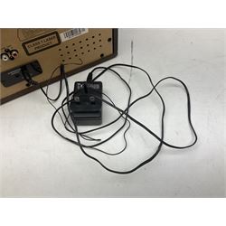 Steepletone Chichester II music centre record player with turntable, tape, CD, radio and aux inputs