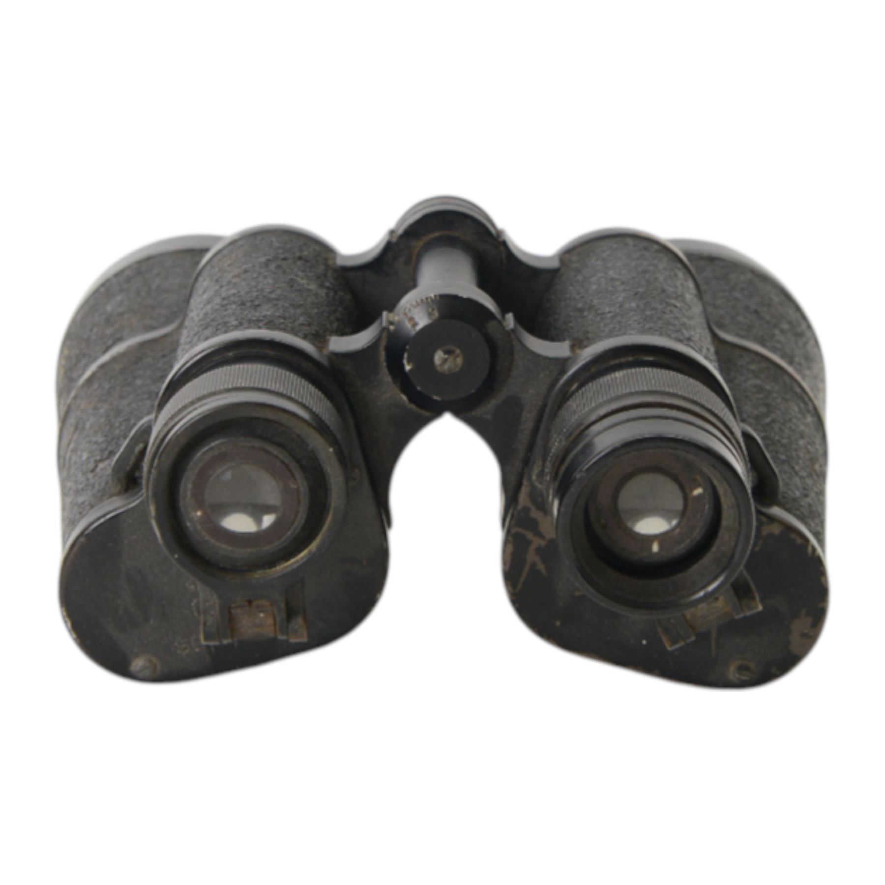 Pair of WWII BMK military binoculars, Dienstglas 7x50, serial number 152655