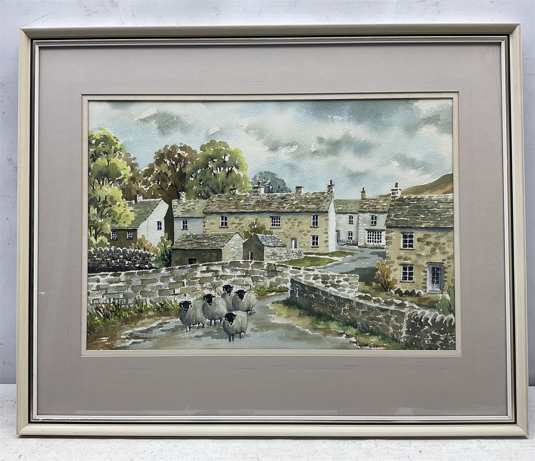 Anita Hall (British 20th Century): 'Thwaite in Swaledale', watercolour signed, titled verso