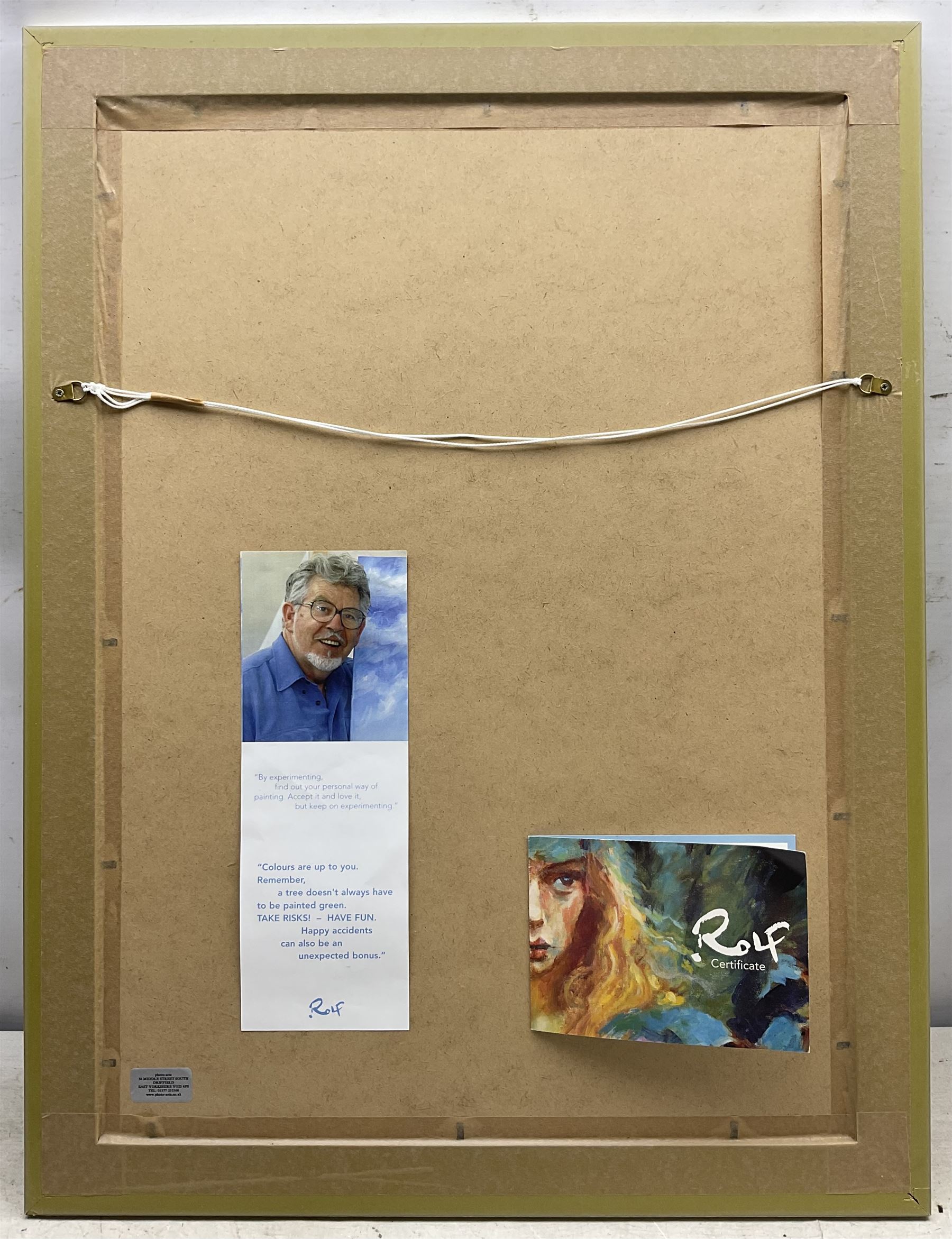 Rolf Harris (Australian 1930-): 'The Straw Hat' 'The Red Umbrella' and 'Sunset Lion', three limited edition  giclee prints signed and numbered 268/695, 175/195 and 194/345 in pencil, max 60cm x 36cm (3)