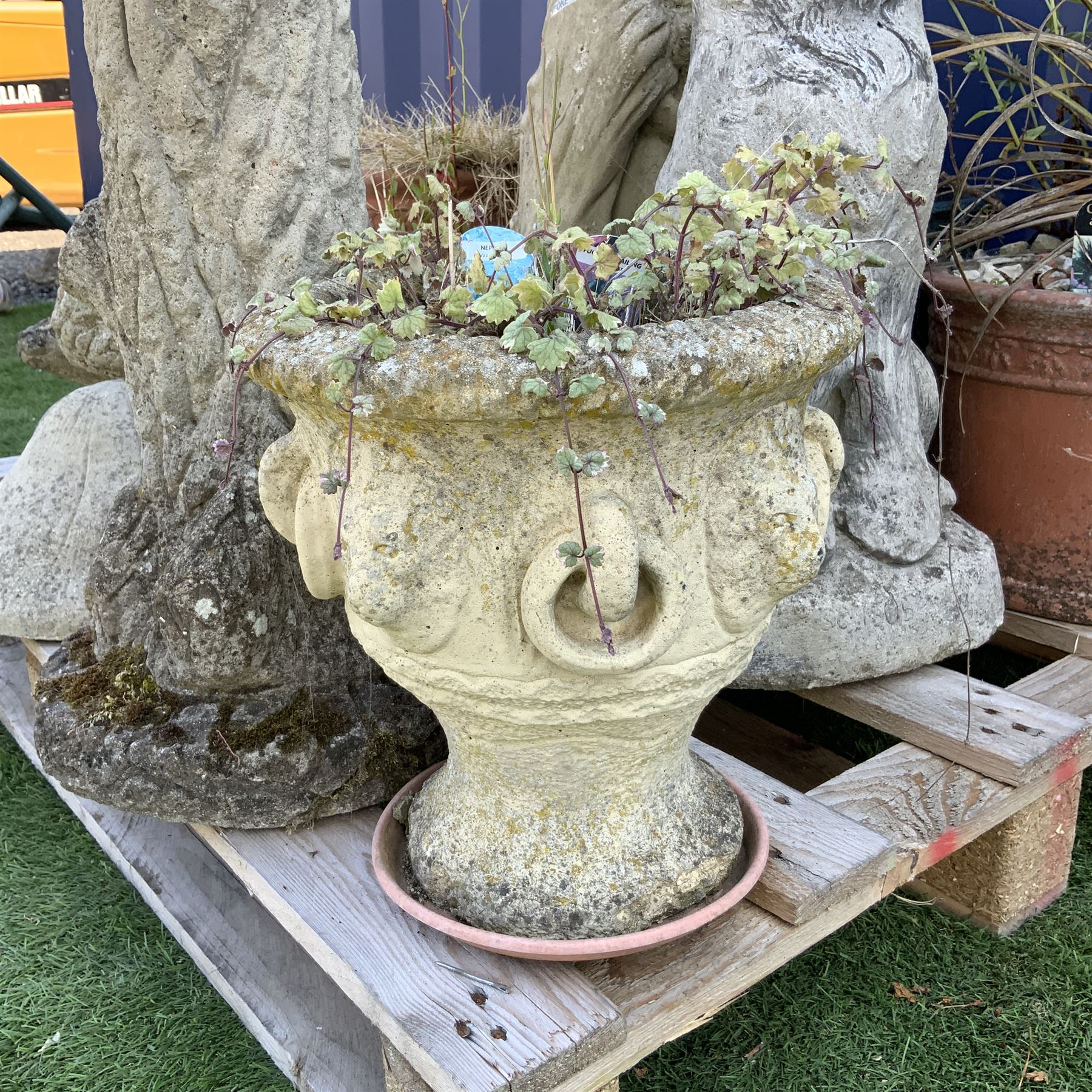 Terracotta planters, figures, garden ornaments, urn etc. - THIS LOT IS TO BE COLLECTED BY APPOINTMENT FROM DUGGLEBY STORAGE, GREAT HILL, EASTFIELD, SCARBOROUGH, YO11 3TX