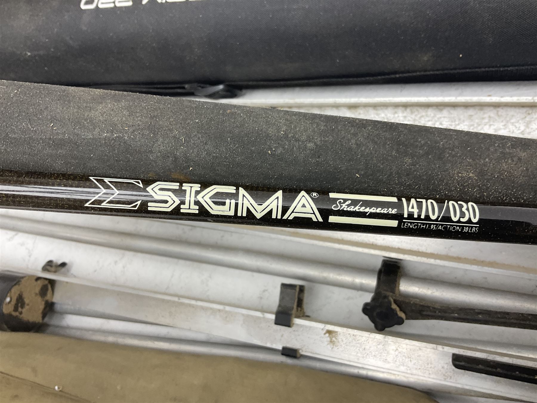 Abu Ambassadeur 7000 multiplier reel, Tenax century Ex4000 reel, fishing rods, nets and other fishing equipment 