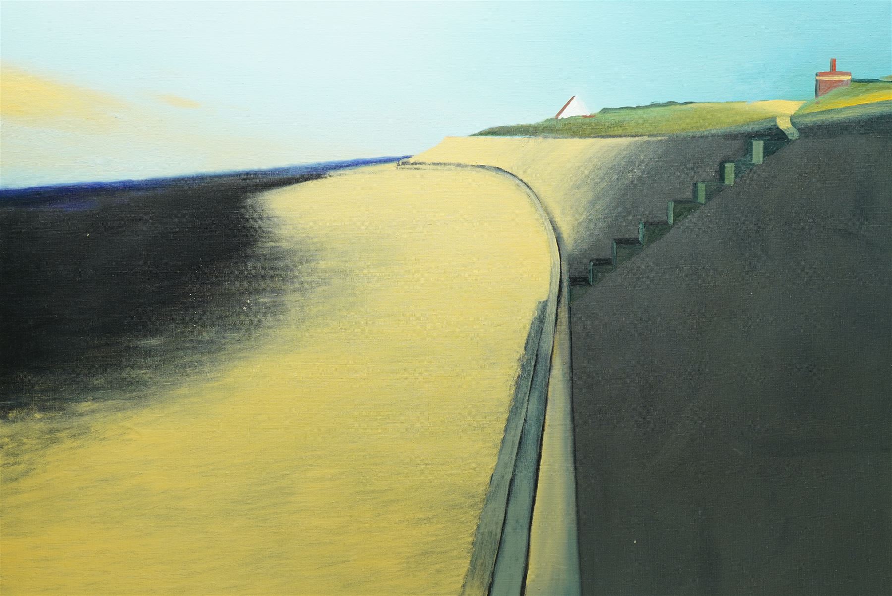 Michael Major (British 1951-): 'Strange Match', oil on canvas s large oil on canvas unsigned, Waterstone Fine Art London labels verso 71cm x 101cm